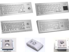 Teclados y trackball industriales