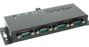 Adaptador de RS-232 a Ethernet de cuatro puertos MSD-SRF4X