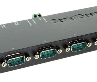 Adaptador de RS-232 a Ethernet de cuatro puertos MSD-SRF4X